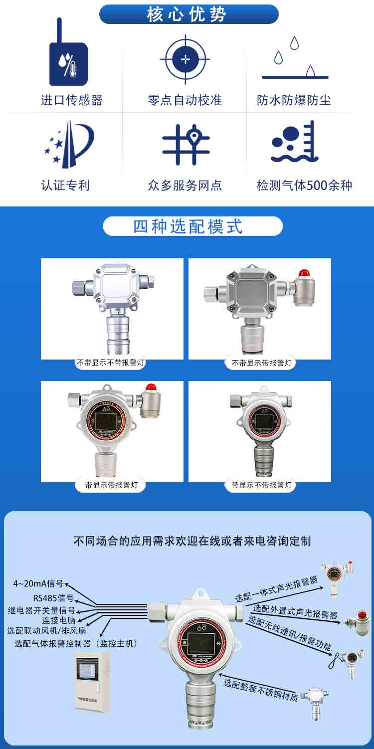 在线式硫代苯酚蒸汽泄漏报警探测器
